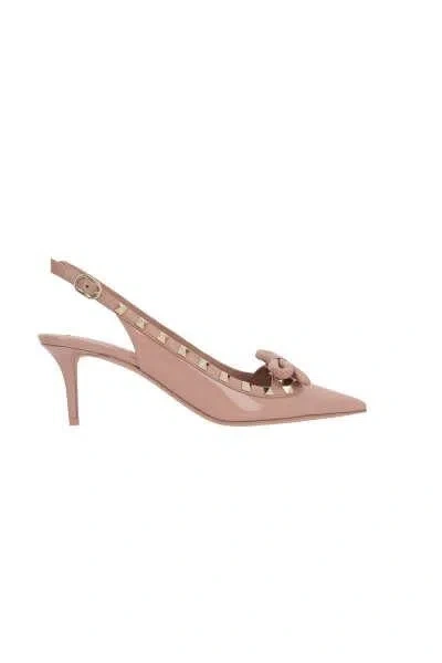 Shop Valentino Garavani With Heel In Cannelle Roses.