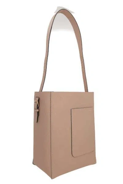 Shop Valextra Bags In Beige Cashmere