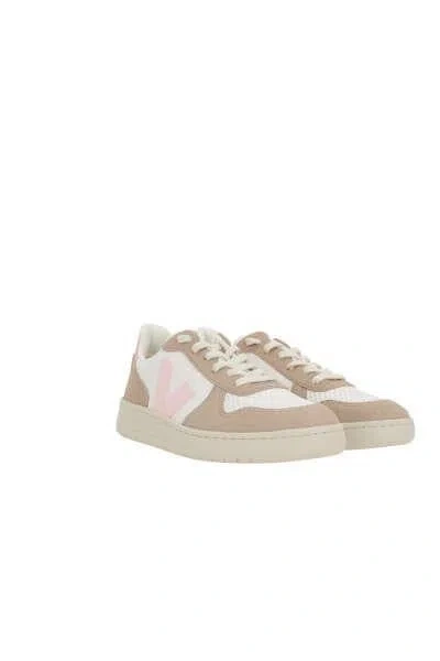 Shop Veja Sneakers In White+petal