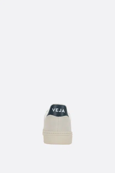 Shop Veja Sneakers In White+blu