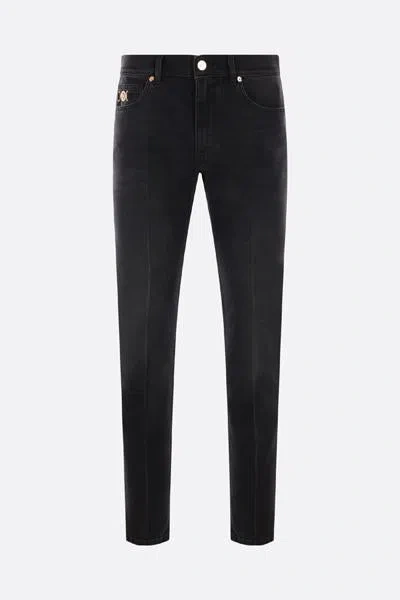 Shop Versace Jeans In Wash Black