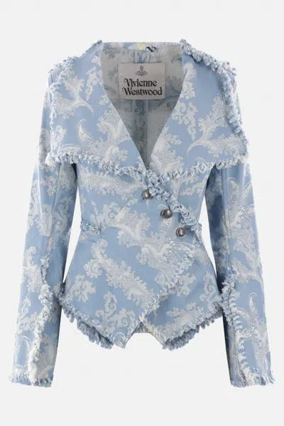 Shop Vivienne Westwood Jackets In Blue Coral