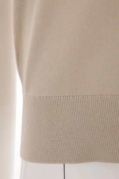 Shop Zegna T-shirts And Polos In Light Beige United