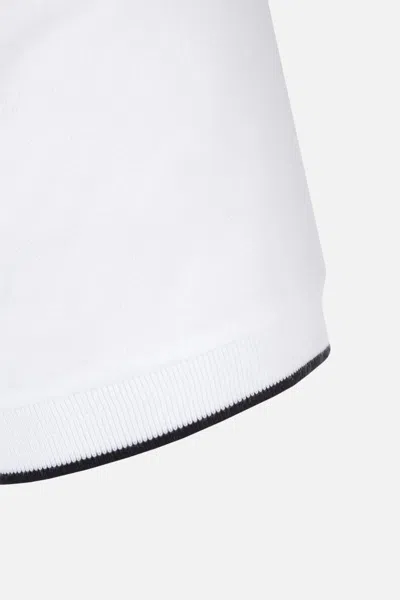 Shop Zegna T-shirts And Polos In United Optical White