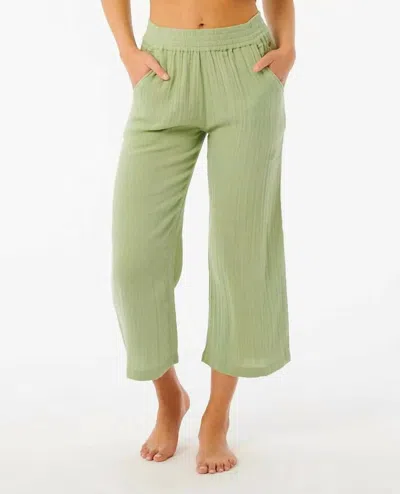 Shop Rip Curl Premium Surf Beach Pants In Mid Green In Multi