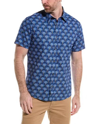 Shop Slate & Stone Printed Shirt In Blue