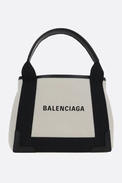 Shop Balenciaga Bags In Natural+black