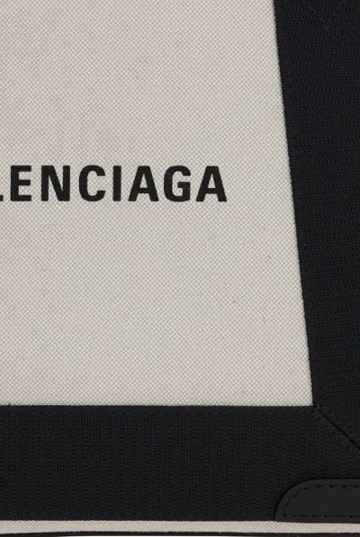 Shop Balenciaga Bags In Natural+black