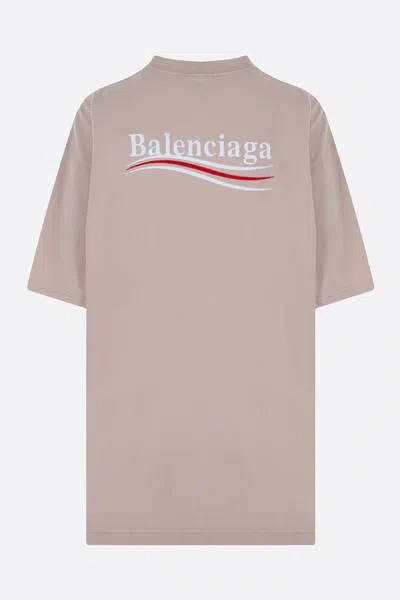 Shop Balenciaga T-shirts And Polos In Light Pink+white