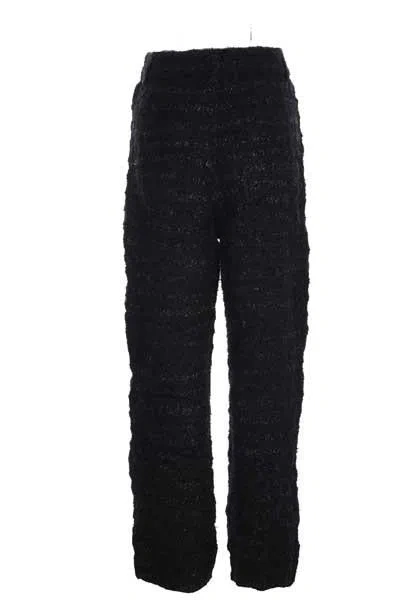 Shop Balenciaga Trousers In Black