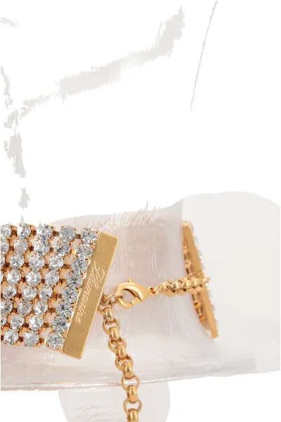 Shop Blumarine Bijoux In Gold+crystal