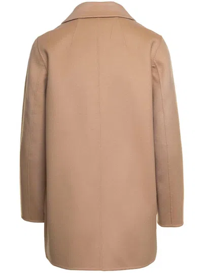 Shop Theory 'clairene' Beige Jacket With Notched Revers In Wool And Cashmere Woman