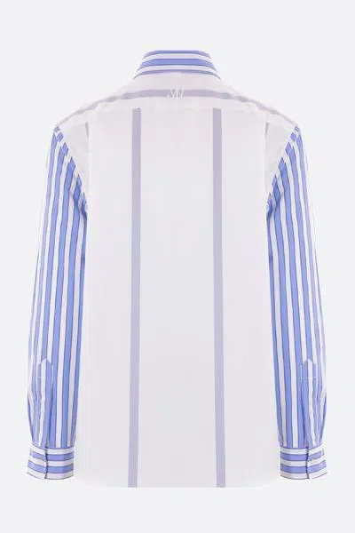 Shop Jw Anderson Shirts In Blue+white