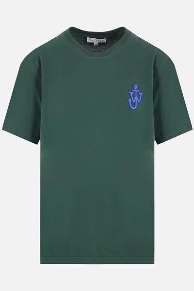 Shop Jw Anderson T-shirts And Polos In Green