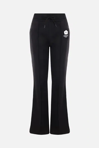 Shop Kenzo Trousers In Black