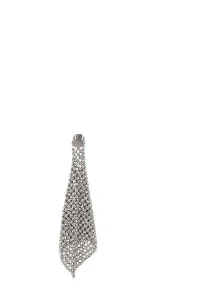 Shop Rabanne Bijoux In Silver+crystal