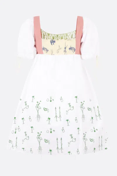 Shop Rabbit Dresses In Peach+green