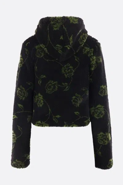 Shop Rave Review Coats In Black+green Flower