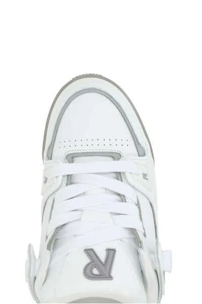 Shop Represent Sneakers In White+grey