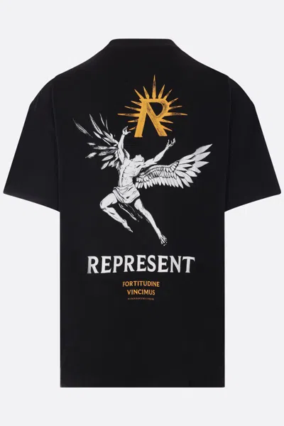 Shop Represent T-shirts And Polos In Jet Black
