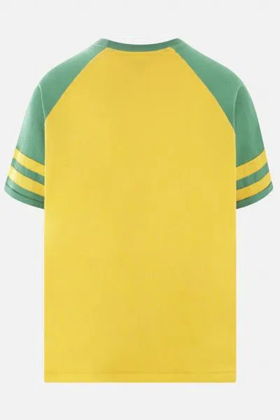 Shop Rhude T-shirts And Polos In Yellow+green