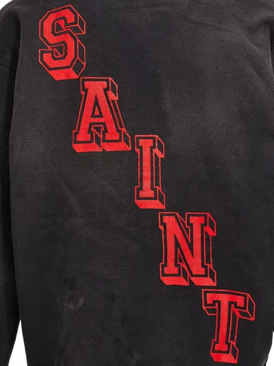 Shop Saint Mxxxxxx Angel Sweatshirt Black