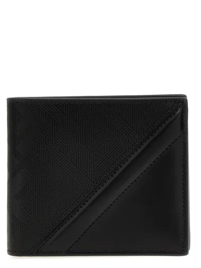 Shop Fendi Shadow Diagonal Wallets, Card Holders Black