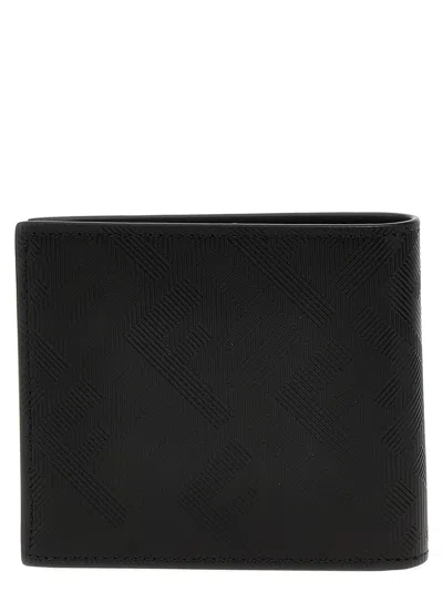 Shop Fendi Shadow Diagonal Wallets, Card Holders Black