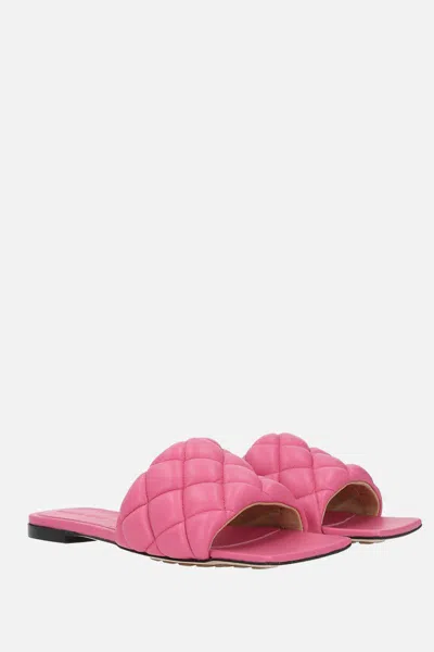 Shop Bottega Veneta Sandals In Pink