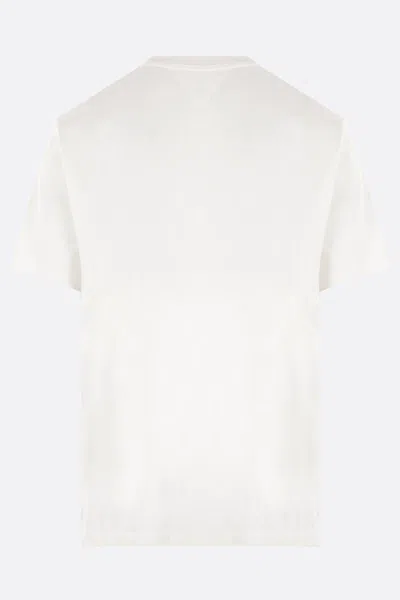 Shop Bottega Veneta T-shirts And Polos In Chalk