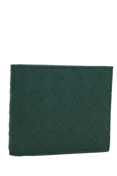 Shop Bottega Veneta Wallets In Emerald