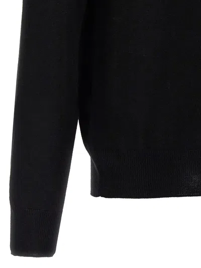 Shop Givenchy Logo Wool Crewneck Jumper In Black