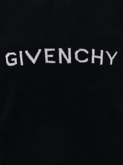 Shop Givenchy Crew-neck Wool Sweater In Black