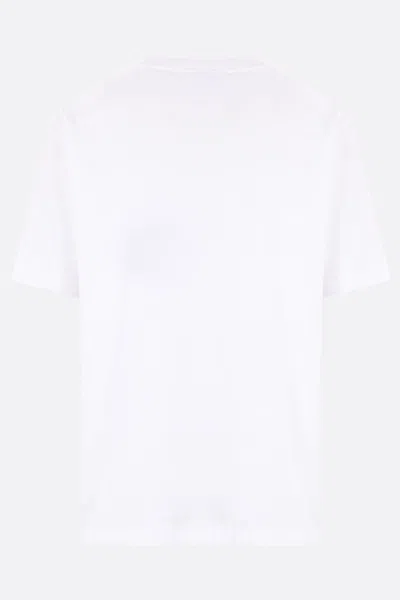 Shop Maison Kitsuné Maison Kitsune' T-shirts And Polos In White+black