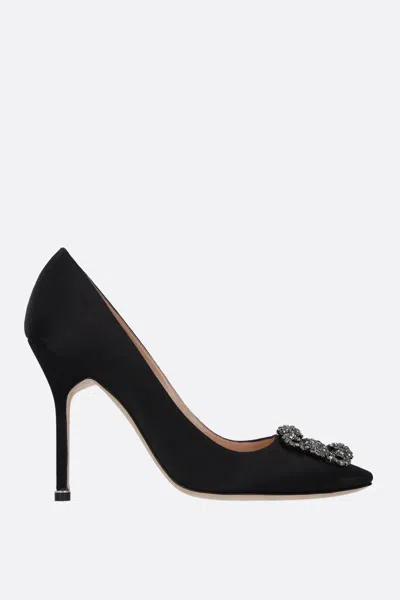 Shop Manolo Blahnik With Heel In Black