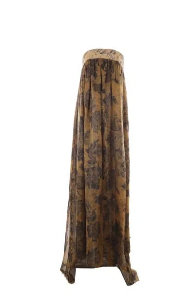 Shop Max Mara Dresses In Brown