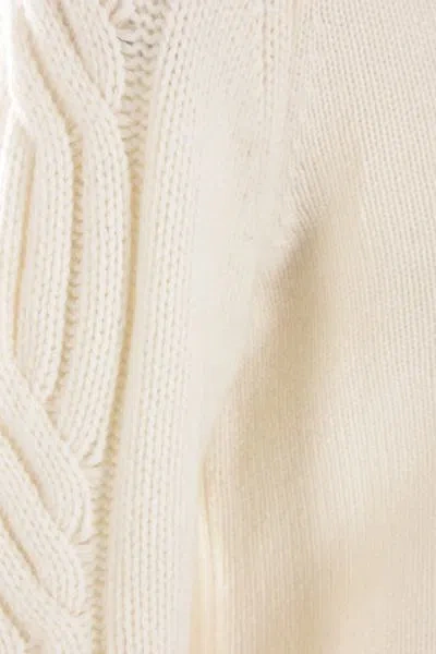 Shop Max Mara Sweaters In White Canvas
