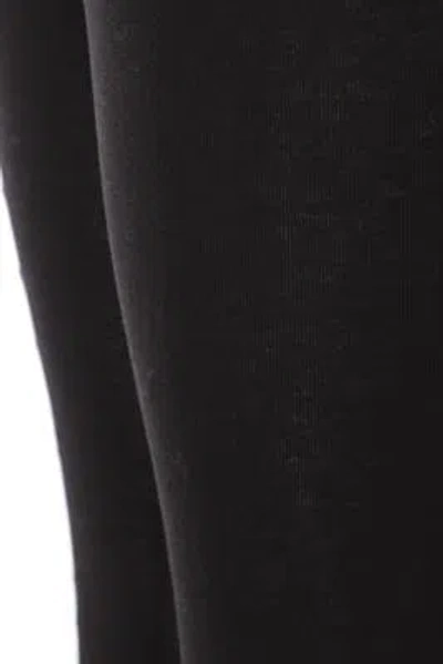 Shop Miu Miu Trousers In Black