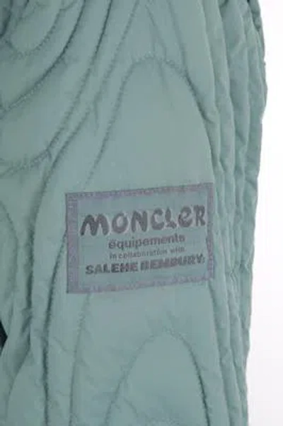 Shop Moncler Genius Coats In Pastel Green