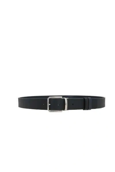 Shop Montblanc Belts In Shaded Blue