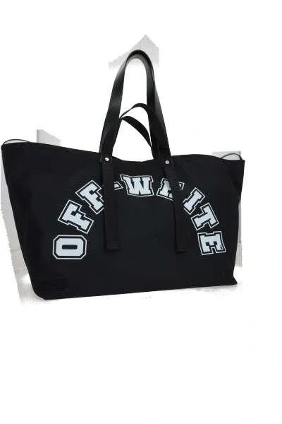Shop Off-white Off White Bags In Black+white
