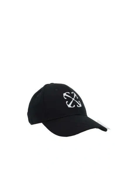 Shop Off-white Cap In Black+white