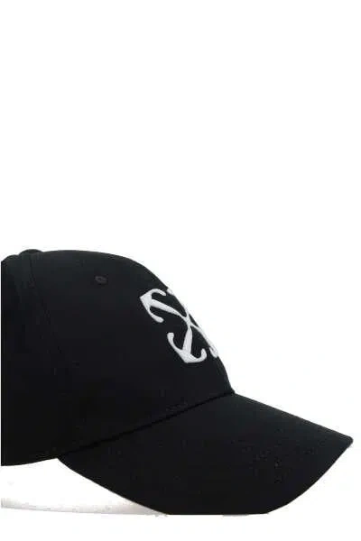 Shop Off-white Cap In Black+white
