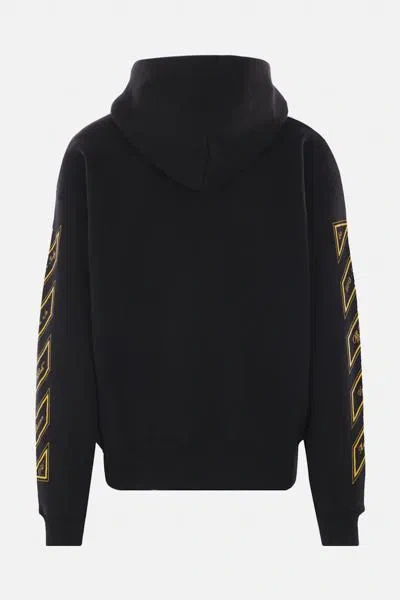 Shop Off-white Off White Sweaters In Black+gold