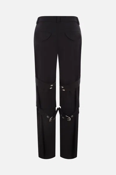 Shop Off-white Off White Trousers In Black No Col