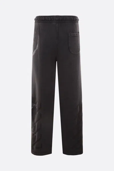 Shop Off-white Off White Trousers In Black+grey