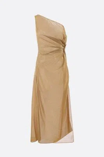 Shop Oseree Dresses In Toffee
