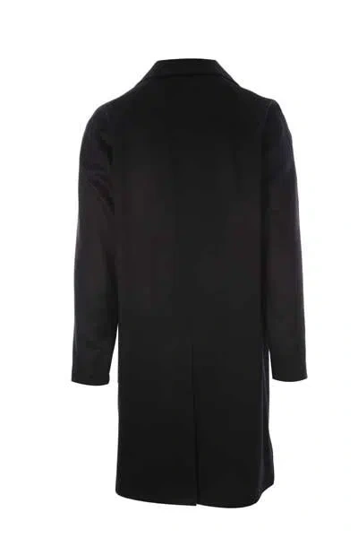 Shop Prada Coats In Black