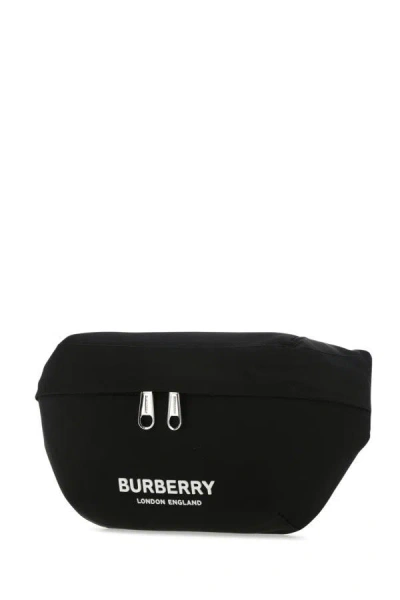 Shop Burberry Man Black Nylon Sonny Belt Bag