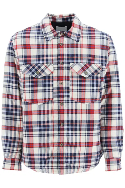 Shop Isabel Marant 'marayan' Flannel Overshirt Men In Multicolor